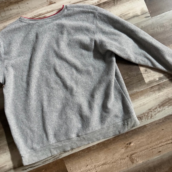 Disney Vintage Mickey Mouse Gray Crewneck Fleece Sweatshirt - Picture 9 of 9